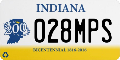 IN license plate 028MPS