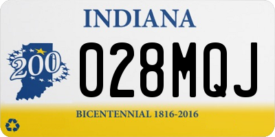 IN license plate 028MQJ