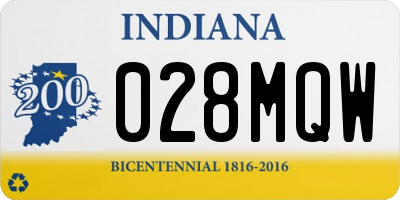IN license plate 028MQW