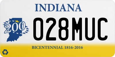 IN license plate 028MUC