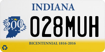 IN license plate 028MUH
