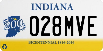 IN license plate 028MVE