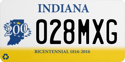 IN license plate 028MXG