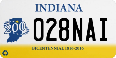 IN license plate 028NAI