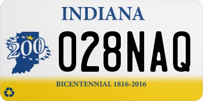 IN license plate 028NAQ