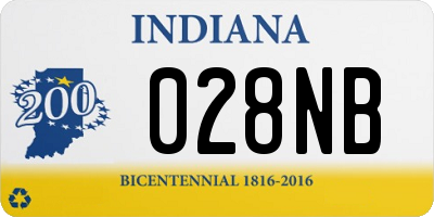 IN license plate 028NB