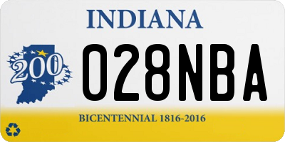 IN license plate 028NBA