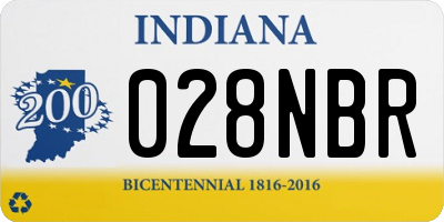 IN license plate 028NBR