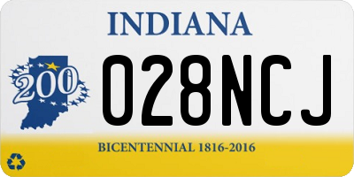 IN license plate 028NCJ