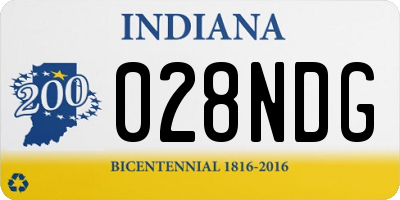 IN license plate 028NDG