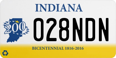 IN license plate 028NDN