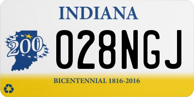IN license plate 028NGJ