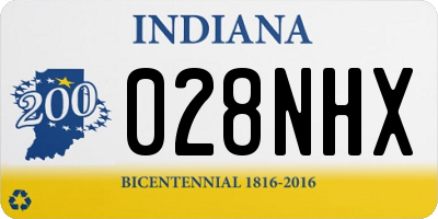 IN license plate 028NHX