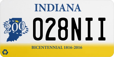 IN license plate 028NII