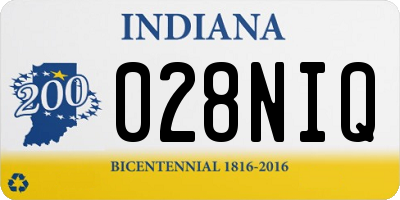 IN license plate 028NIQ