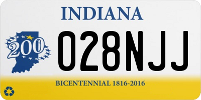 IN license plate 028NJJ