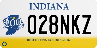 IN license plate 028NKZ