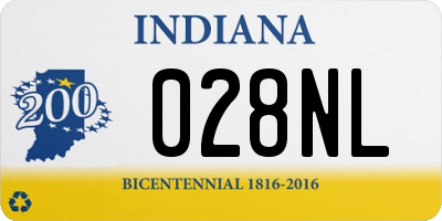 IN license plate 028NL