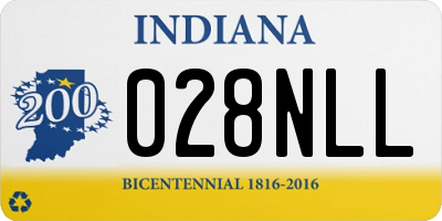 IN license plate 028NLL