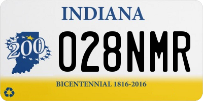 IN license plate 028NMR
