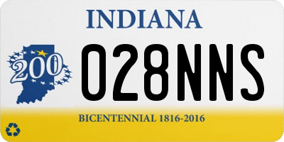 IN license plate 028NNS