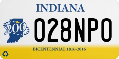 IN license plate 028NPO