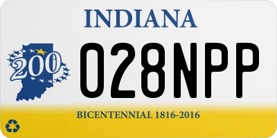 IN license plate 028NPP