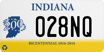 IN license plate 028NQ