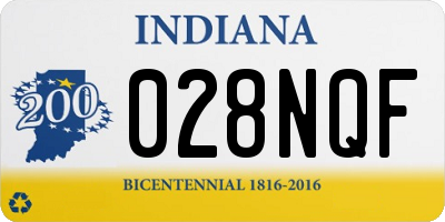 IN license plate 028NQF