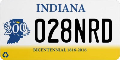 IN license plate 028NRD