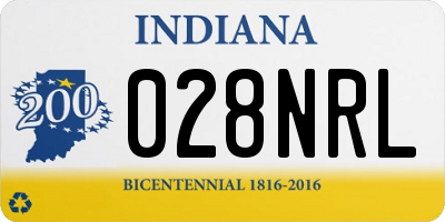 IN license plate 028NRL