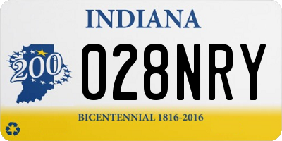 IN license plate 028NRY