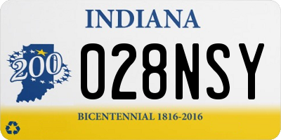 IN license plate 028NSY