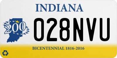 IN license plate 028NVU