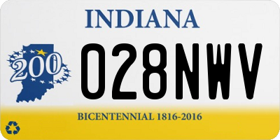 IN license plate 028NWV
