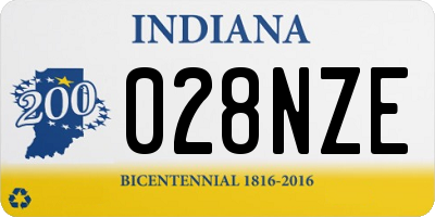 IN license plate 028NZE
