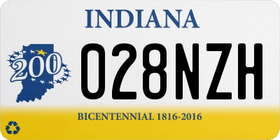 IN license plate 028NZH