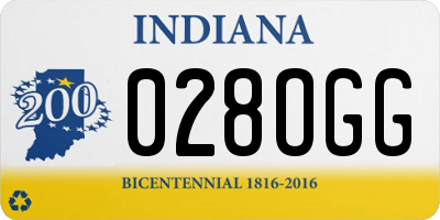 IN license plate 028OGG