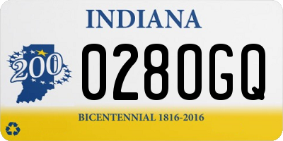 IN license plate 028OGQ