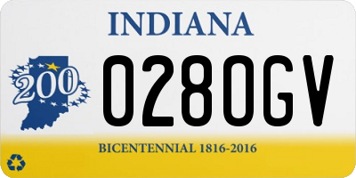 IN license plate 028OGV
