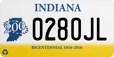 IN license plate 028OJL