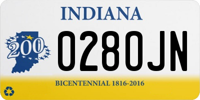IN license plate 028OJN