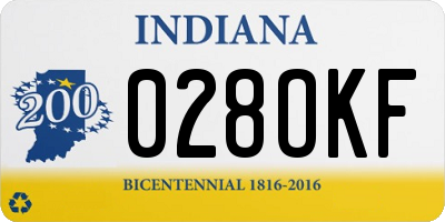 IN license plate 028OKF