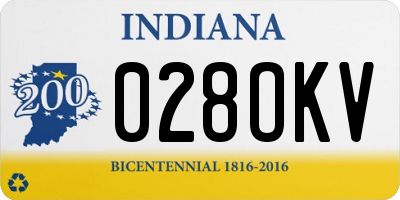 IN license plate 028OKV