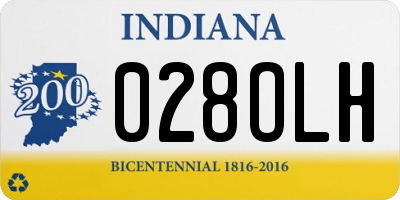 IN license plate 028OLH