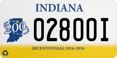 IN license plate 028OOI