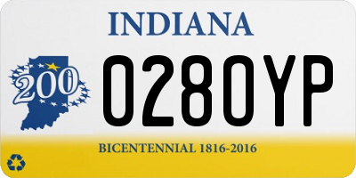 IN license plate 028OYP