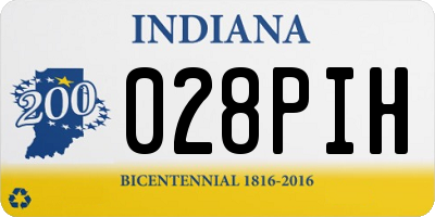 IN license plate 028PIH