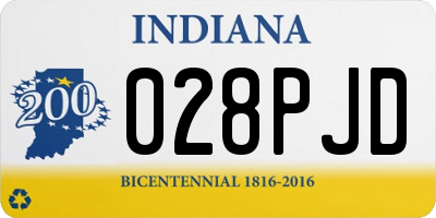 IN license plate 028PJD