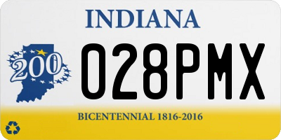 IN license plate 028PMX